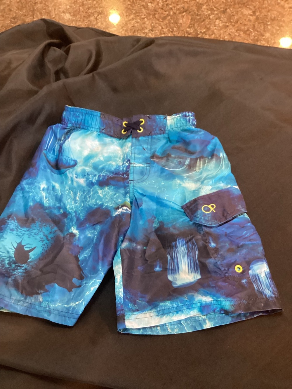 OP, Boys Swim Shorts ,Ocean Print,Size  M-8